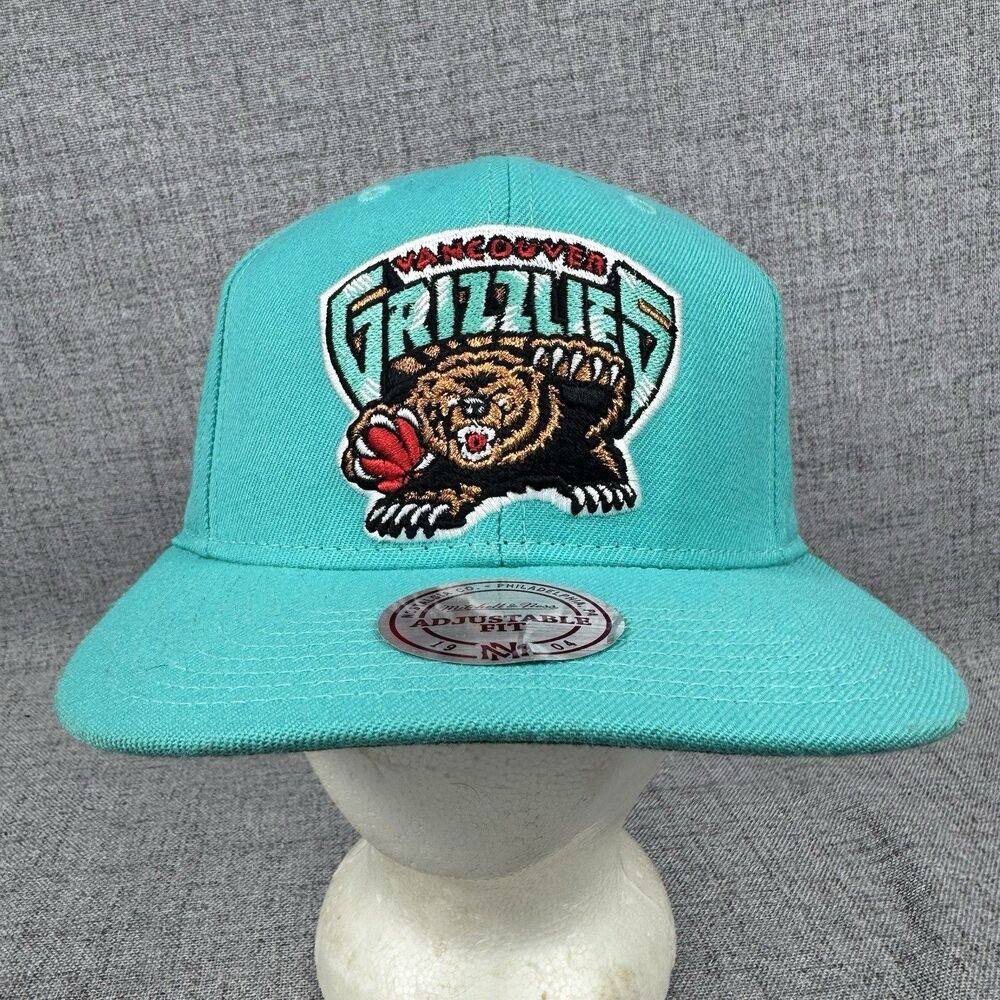 Vancouver Memphis Grizzlies Mitchell Ness Snapback Hat Cap Hardwood Classic